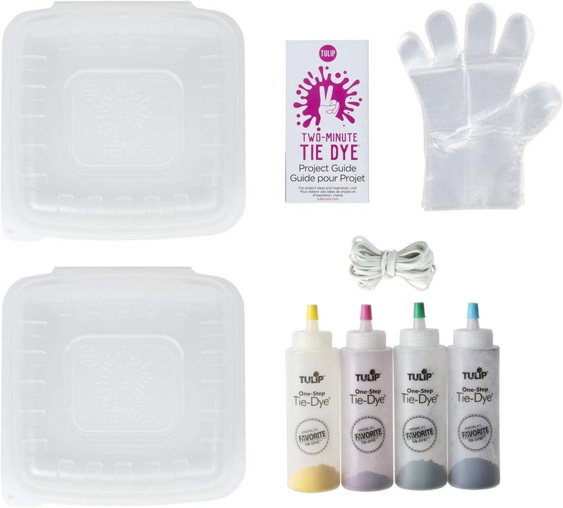 Tulip One-Step Tie-Dye Kit Tulip Fabric Dye Kits 43189 Fdy Multi 2 Min Fruit Punch, 4 Color, As Detailed, 6 Ounce (Pack of 1) - Image 3